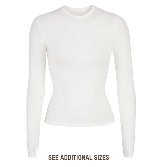 🚫SOLD🚫 Skims cotton jersey long sleeve t-shirt - Picture 1 of 6